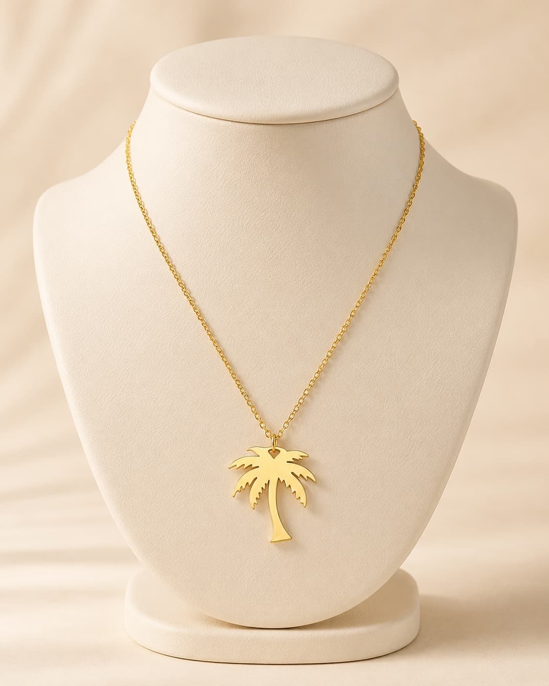 Palm Tree Pendant Necklace